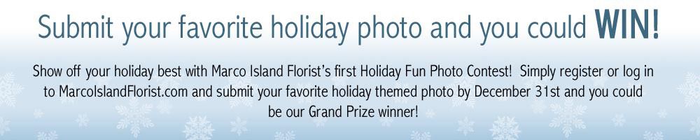 Marco Island Florist Holiday Fun Photo Contest