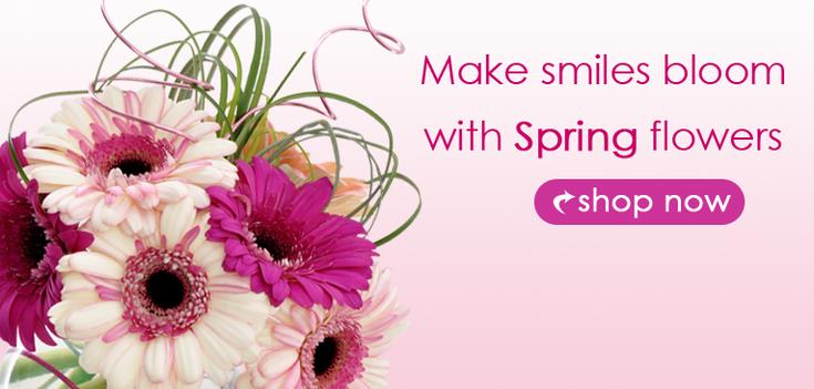 Spring - Make Smiles with Spring Blooms.