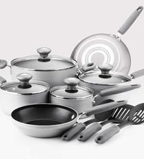 13-Piece Cookware Set - Silver