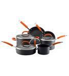 10-Piece Hard Anodized Cookware Set