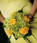 Green Hydrangea & Yellow Roses
