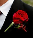 Classic Red Rose Boutonniere