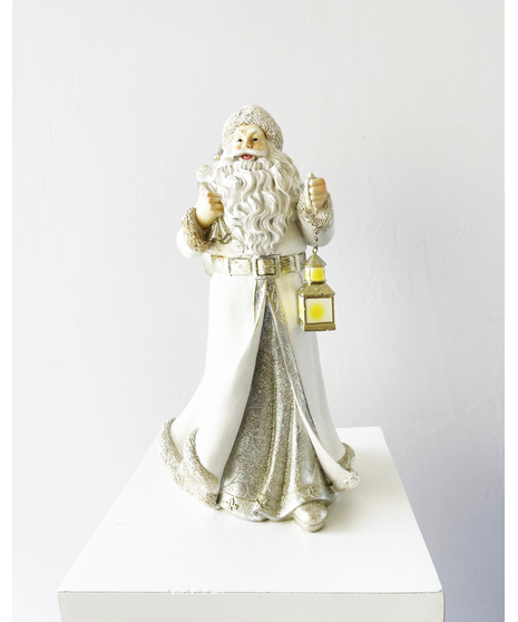 Touch Of Gold Santa With Lantern