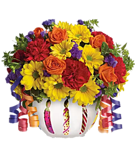 Bursting Birthday Blooms
