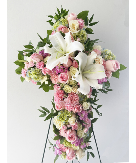 Pastel Standing Cross