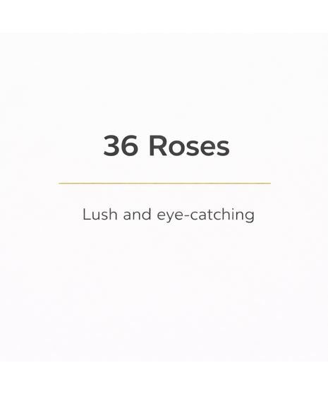 One dozen red roses in glass vase