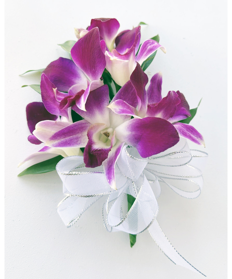 Dendrobium Orchid Corsage (Wristlet) in San Diego, CA