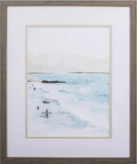 watercolor coastal print