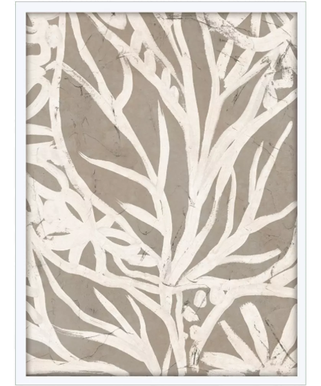 brown and white wall hanging