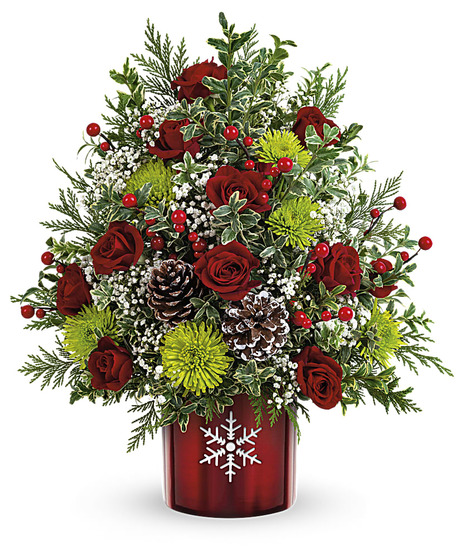 Festive Snowflake Tree