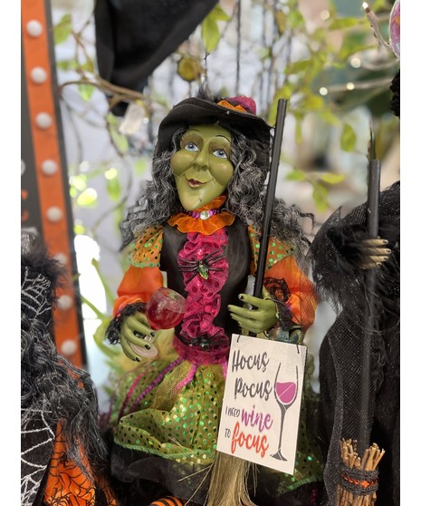 Glitzy Wine Witch