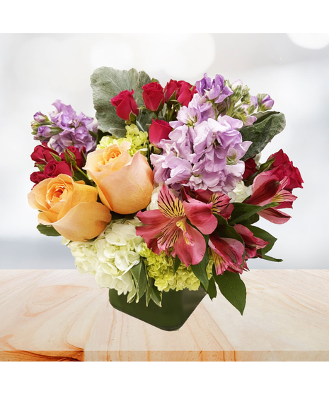 vibrant flowers
