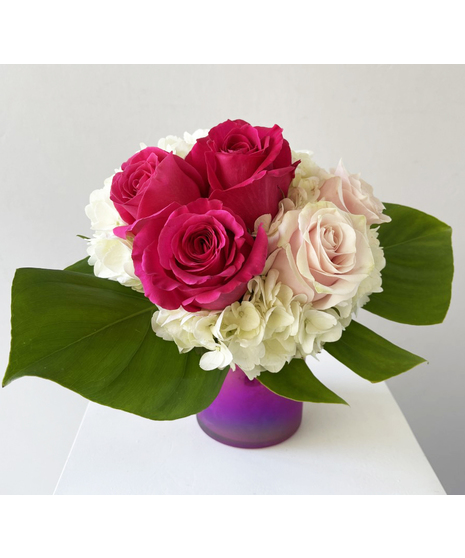 thoughtful pink and cream flowers